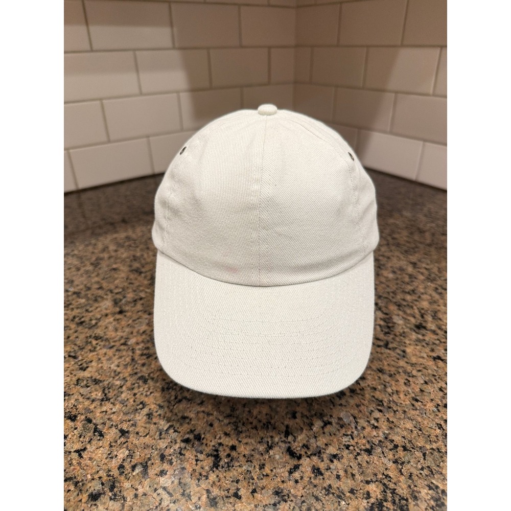 Blank COBRA Dad Hat Baseball Cap Men One Size Cream Cotton
